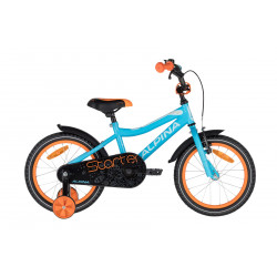 Rower dziecięcy Alpina Starter 16'' niebiesko-pomarańczowy