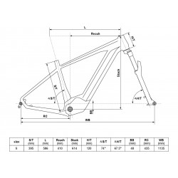Rower Kellys Tayen R10 geometria